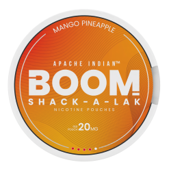BOOM Nicotine Pouches by Apache Indian - Mango Pineapple 20mg