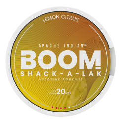 BOOM Nicotine Pouches by Apache Indian - Lemon Citrus 20mg