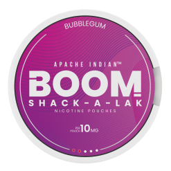 BOOM Nicotine Pouches by Apache Indian - Bubblegum Ice 10mg
