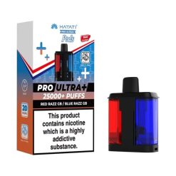 Hayati Pro Ultra+ 25K - Replacement Pod - Red Razz GB/Blue Razz GB