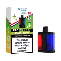 Hayati Pro Ultra+ 25K - Replacement Pod - Sour Apple/Juicy Peach